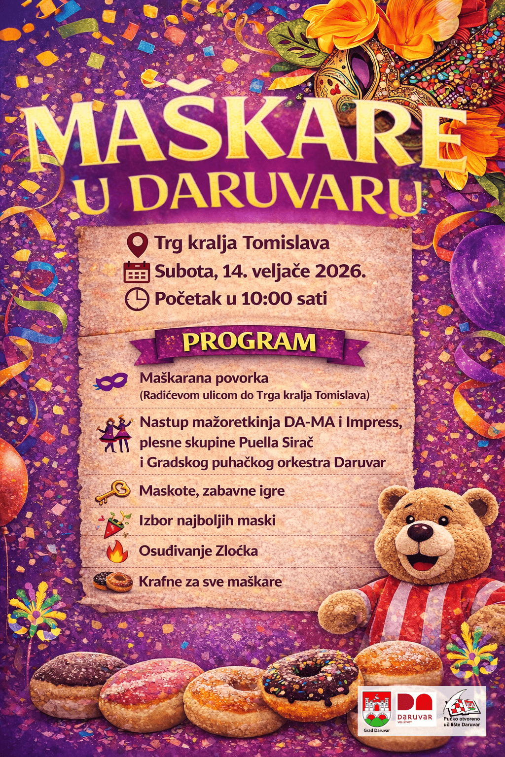 Maskare u Daruvar plakat 2026 compress